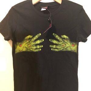 Rock Steady Large Zombie Hands T-shirt